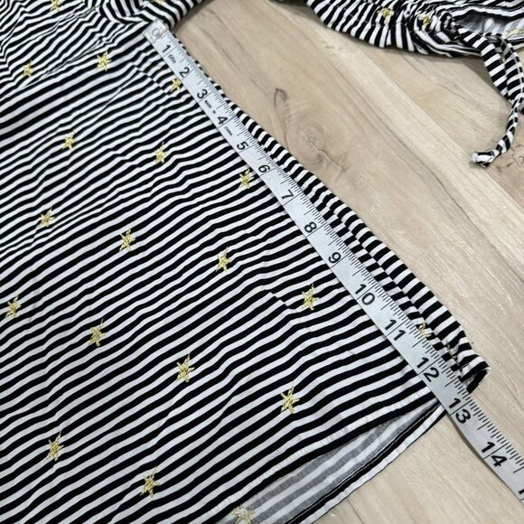 Women’s Nanette Lepone Black White Striped Small S - Picture 6 of 8